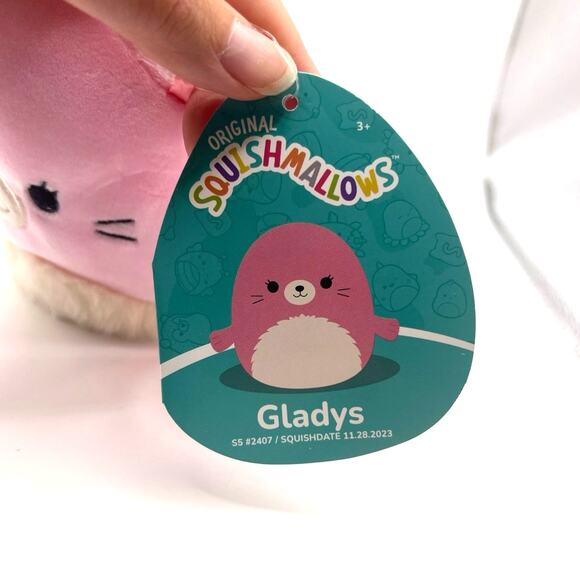 Gladys the Seal Original Squishmallow with fuzzy belly 5" - Picture 3 of 10